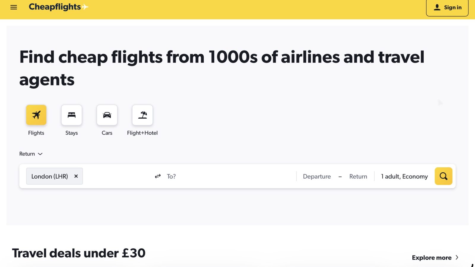 Cheapflights/Momondo